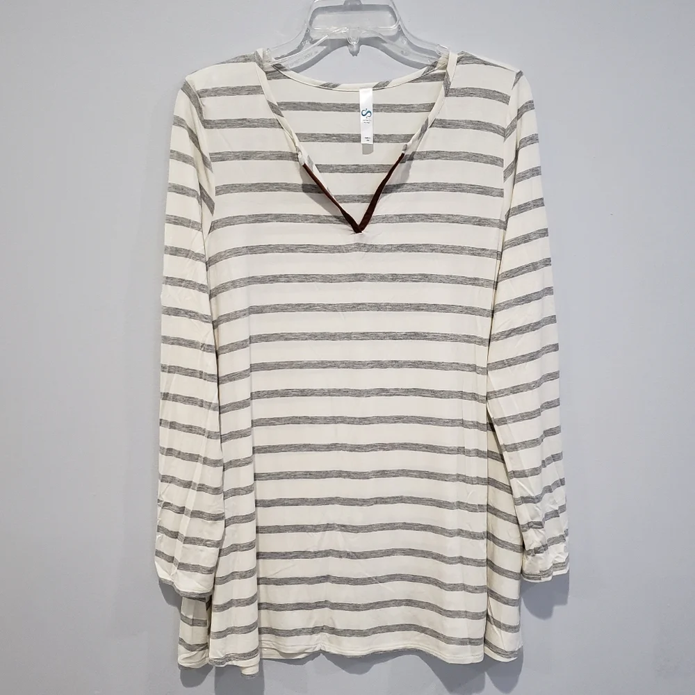 NWOT Infinity Raine striped tunic - Picture 1 of 5